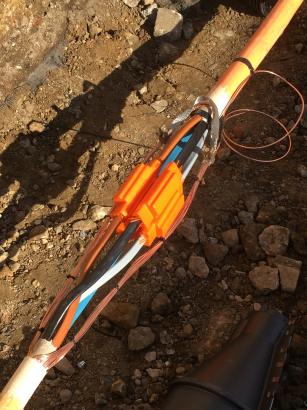 LSF Mains Straight Resin Filled Joint 185-300 4 Core SNE